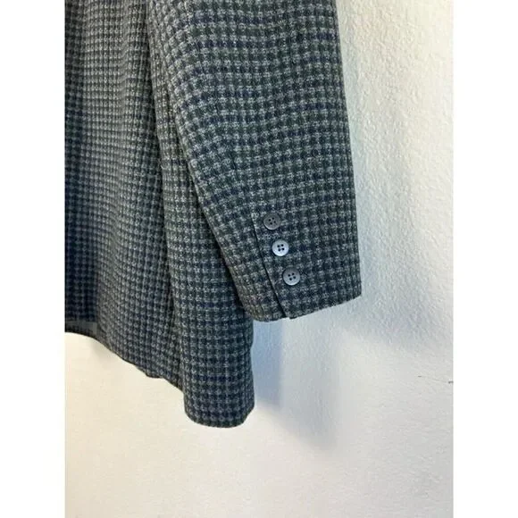 Elisabeth By Liz Claiborne Vintage Blazer Jacket Tweed Wool Women Plus Size 18 - Picture 11 of 12